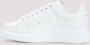 Alexander mcqueen Witte Leren Sneakers voor Vrouwen White Dames - Thumbnail 4