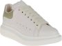 Alexander mcqueen Witte leren sneakers met chocolade hiel White Dames - Thumbnail 5