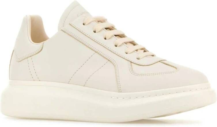 alexander mcqueen Witte Leren Sneakers White Heren