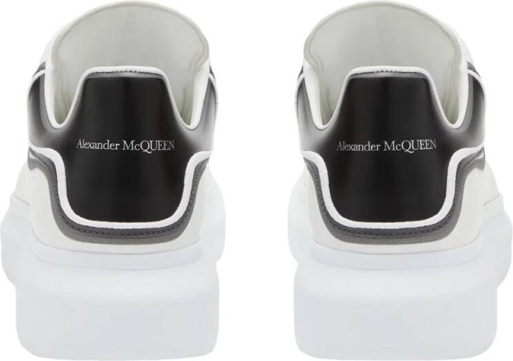 alexander mcqueen Witte Oversized Sneakers met Contrasterende Hiel White Heren