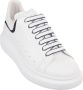 Alexander mcqueen Witte Oversized Sneakers met Marineblauwe Inzet White Heren - Thumbnail 3