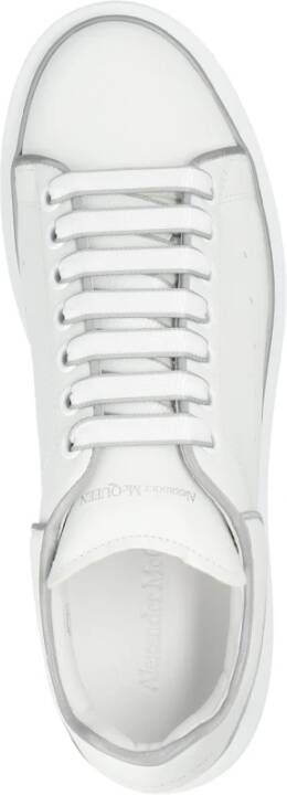alexander mcqueen Witte Oversized Sneakers Zilveren Accenten White Dames
