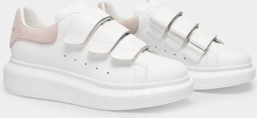 alexander mcqueen Witte Patchouli Leren Sneakers White Dames