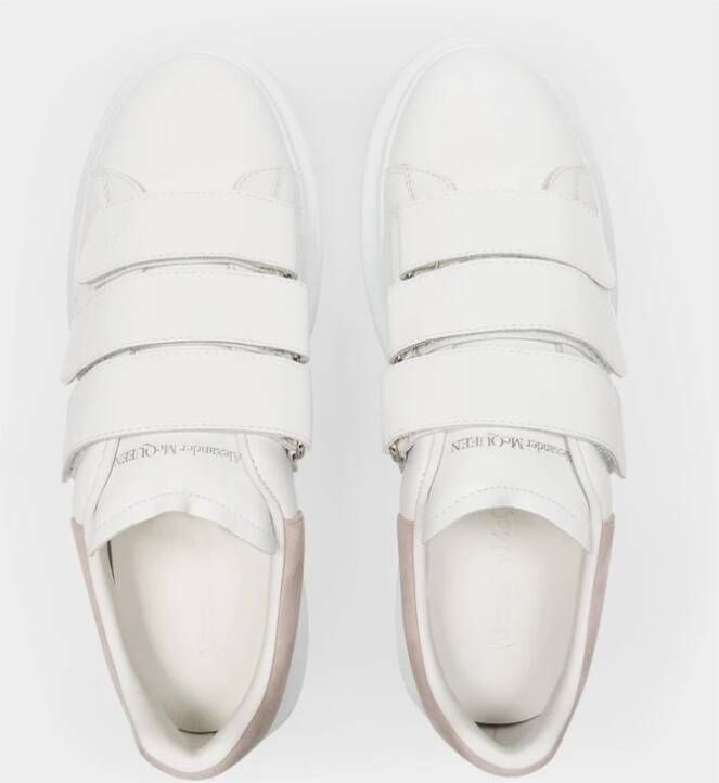 alexander mcqueen Witte Patchouli Leren Sneakers White Dames