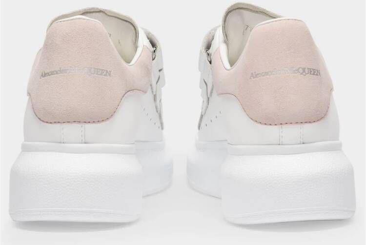 alexander mcqueen Witte Patchouli Leren Sneakers White Dames