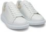 Alexander mcqueen Witte leren sneakers met grijze hiel White Heren - Thumbnail 4