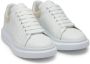 Alexander mcqueen Witte leren sneakers met grijze hiel White Heren - Thumbnail 6