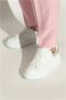 Alexander mcqueen Witte Leren Sneakers met Zilveren Accenten White Dames - Thumbnail 16