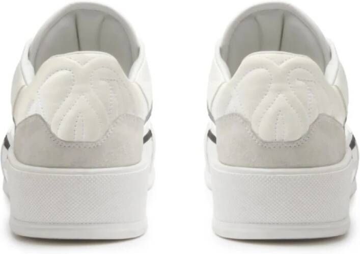 alexander mcqueen Witte Sneakers met Oversized Rubberen Zool White Heren