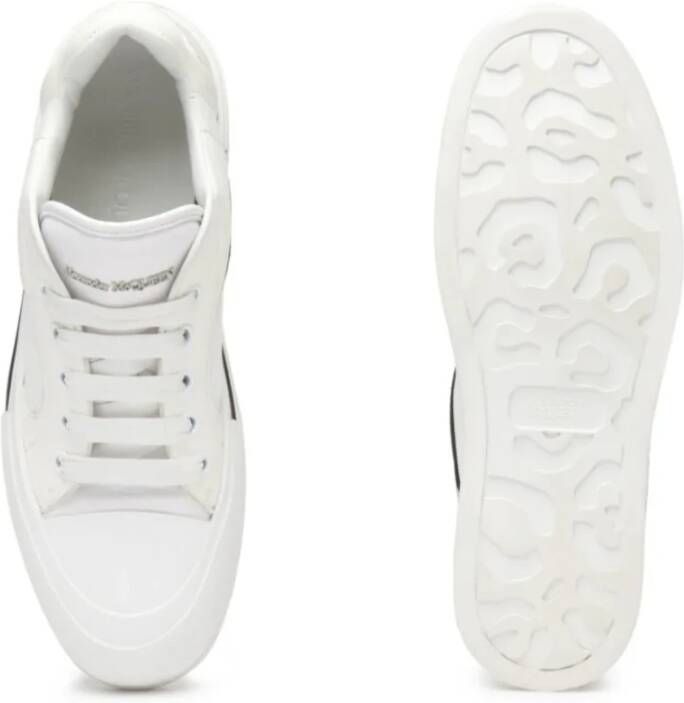 alexander mcqueen Witte Sneakers met Oversized Rubberen Zool White Heren