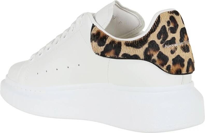 alexander mcqueen Witte Sneakers Verhoog Je Stijl White Dames