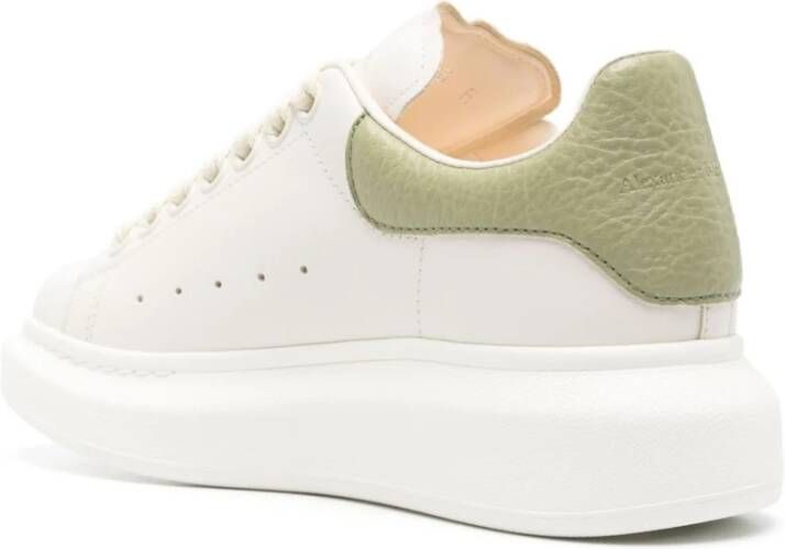 alexander mcqueen Witte Veterschoenen met Oversized Zool White Dames