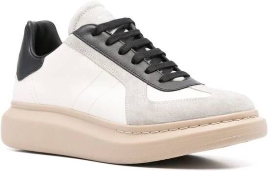 alexander mcqueen Witte Vetersneaker met Rubberen Zool Multicolor Heren