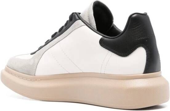 alexander mcqueen Witte Vetersneaker met Rubberen Zool Multicolor Heren