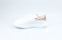 Alexander mcqueen Witte Roze Gouden Sneaker met Grote Veters White Dames - Thumbnail 3