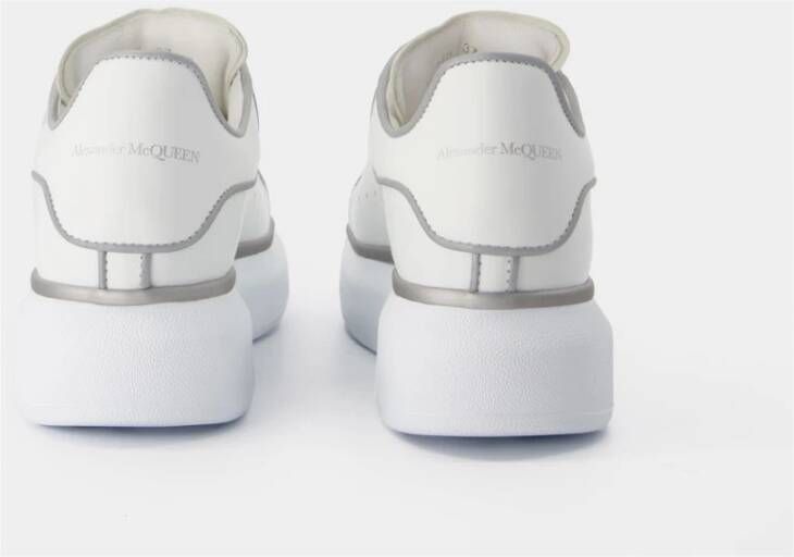 alexander mcqueen Wit Zilver Oversized Sneakers White Dames