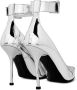 Alexander mcqueen Zilver Metallic Leren Pumps Gray Dames - Thumbnail 3