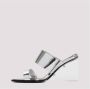 Alexander mcqueen Zilver Metallic Sandalen met Glazen Platform Gray Dames - Thumbnail 2