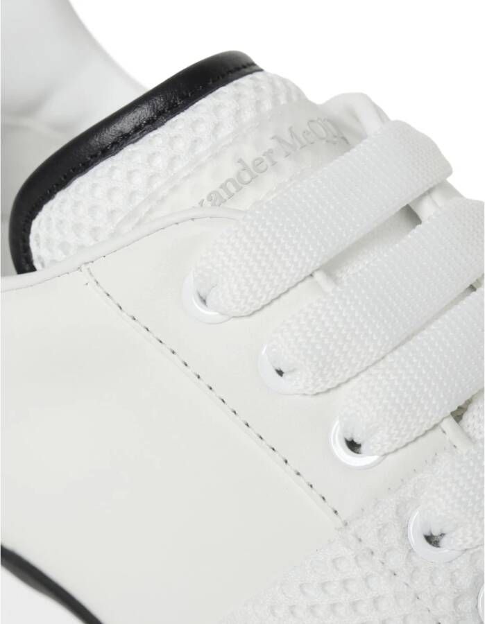 alexander mcqueen Zwart Wit Leren Sneakers White Heren