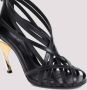 Alexander mcqueen Zwart Zilver Goud Sandaal Black Dames - Thumbnail 4