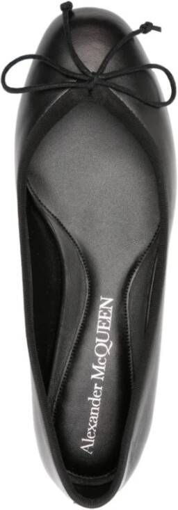 alexander mcqueen Zwarte Ballerina Schoenen voor Vrouwen Black Dames