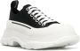 Alexander mcqueen Zwarte Canvas Dikke Zool Sneakers White Dames - Thumbnail 4