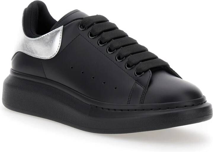 alexander mcqueen Zwarte Lage Top Veterschoenen Black Heren