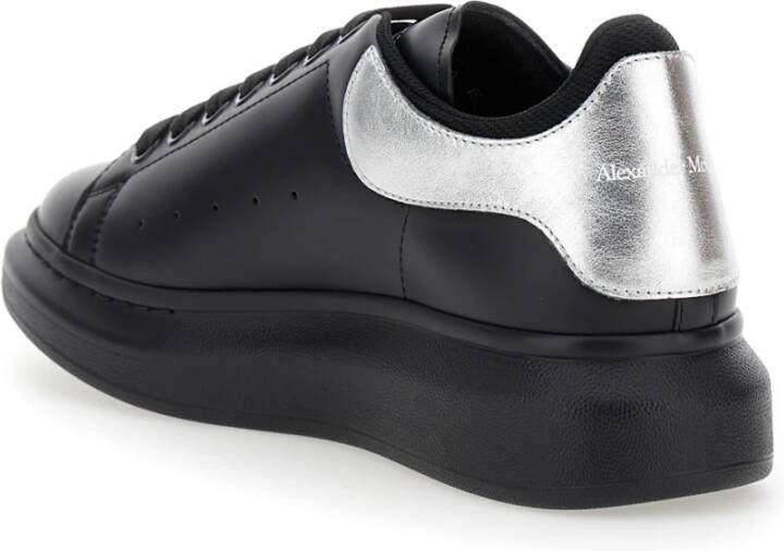 alexander mcqueen Zwarte Lage Top Veterschoenen Black Heren