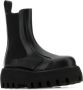 Alexander mcqueen Zwarte leren Chelsea enkellaarsjes Black Dames - Thumbnail 2