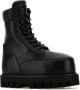 Alexander mcqueen Zwarte leren enkellaarzen 4 5 cm Black Dames - Thumbnail 2