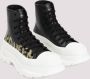 Alexander mcqueen Zwarte Leren Enkellaarzen Black Heren - Thumbnail 3