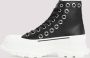 Alexander mcqueen Zwarte Leren Enkellaarzen Black Heren - Thumbnail 2