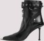 Alexander mcqueen Zwarte Leren Enkellaarzen Puntige Neus Black Dames - Thumbnail 2