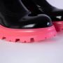 Alexander mcqueen Fluo Pink Chelsea Laarzen met Contrasterende Zool Black Dames - Thumbnail 3