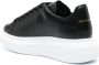 Alexander mcqueen Zwarte Leren Oversized Lage Sneakers Zwart Dames - Thumbnail 4