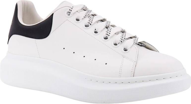 alexander mcqueen Zwarte Leren Oversized Sneakers Aw23 Black Heren