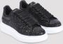 Alexander mcqueen Zwarte Leren Sneakers met Strass Black Dames - Thumbnail 3