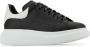 Alexander mcqueen Zwarte Leren Sneakers met Witte Hiel Black Heren - Thumbnail 2