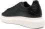 Alexander mcqueen Zwarte Leren Sneakers Ronde Neus Black Heren - Thumbnail 11