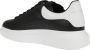 Alexander mcqueen Witte leren sneakers met bordeauxrode hiel White Heren - Thumbnail 3