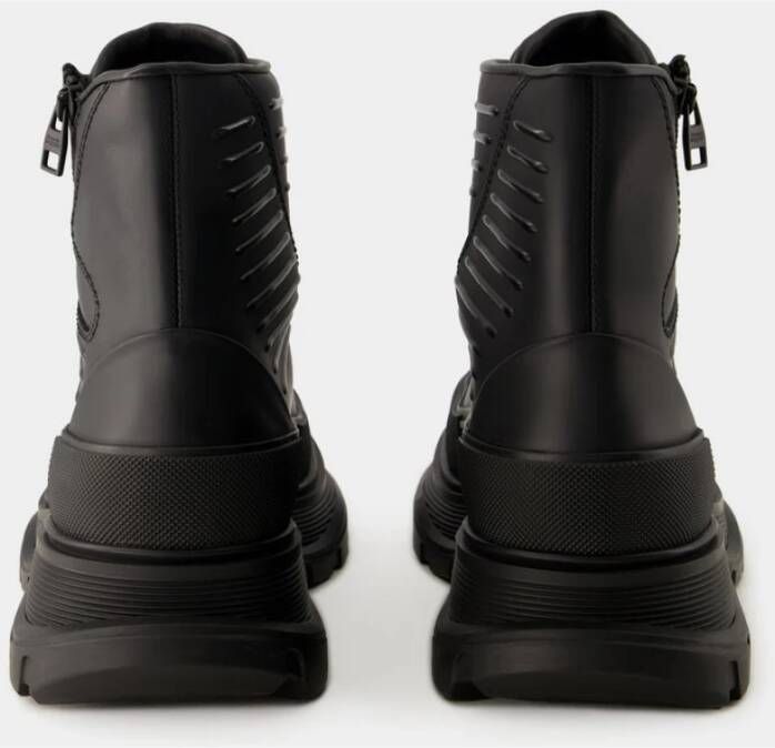 alexander mcqueen Zwarte H.boot Tread Laarzen Black Heren