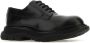 Alexander mcqueen Zwarte leren Tread veterschoenen Black Heren - Thumbnail 2