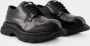 Alexander mcqueen Zwarte leren Tread veterschoenen Black Heren - Thumbnail 5