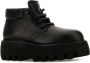 Alexander mcqueen Zwarte leren veterschoenen Black Heren - Thumbnail 2