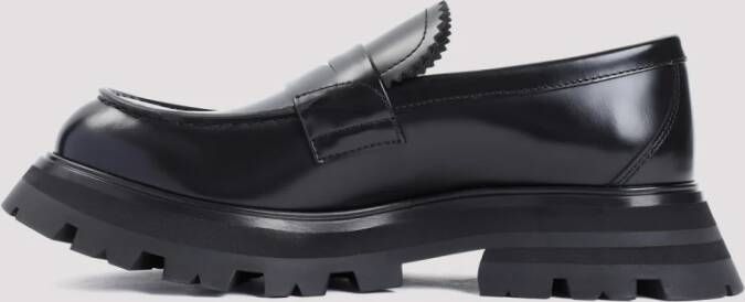 alexander mcqueen Zwarte Loafer Schoenen voor Vrouwen Black Dames