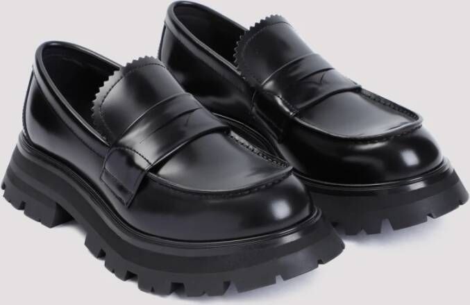 alexander mcqueen Zwarte Loafer Schoenen voor Vrouwen Black Dames