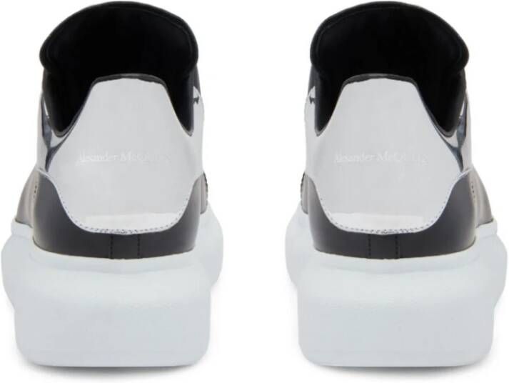 alexander mcqueen Zwarte Logo Print Sneakers Black Dames