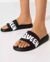 Alexander mcqueen Zwarte Logo Slippers voor Zwembad en Strand Black Heren - Thumbnail 2