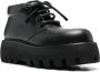 Alexander mcqueen Zwarte platte schoenen met veters enkellengte Black Heren - Thumbnail 2