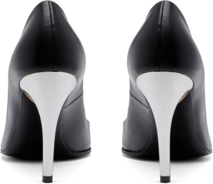 alexander mcqueen Zwarte puntige neus stiletto hak Black Dames